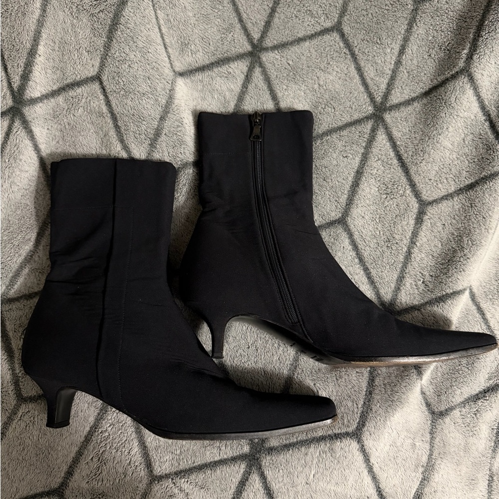 Prada Vintage Black Ankle Booties